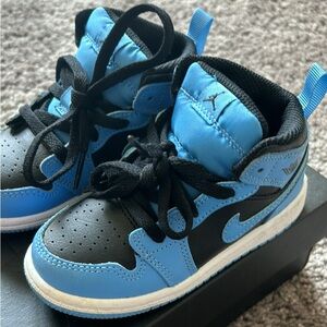 [ITEM SOLD] Nike Air Jordan Mid Blue Black Toddler 8C